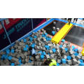 Cheap and Interesting Irregular Shaped Round Trampoline Park with Foam Pit